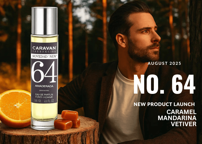 caravan 64 caramel mandarina vetiver